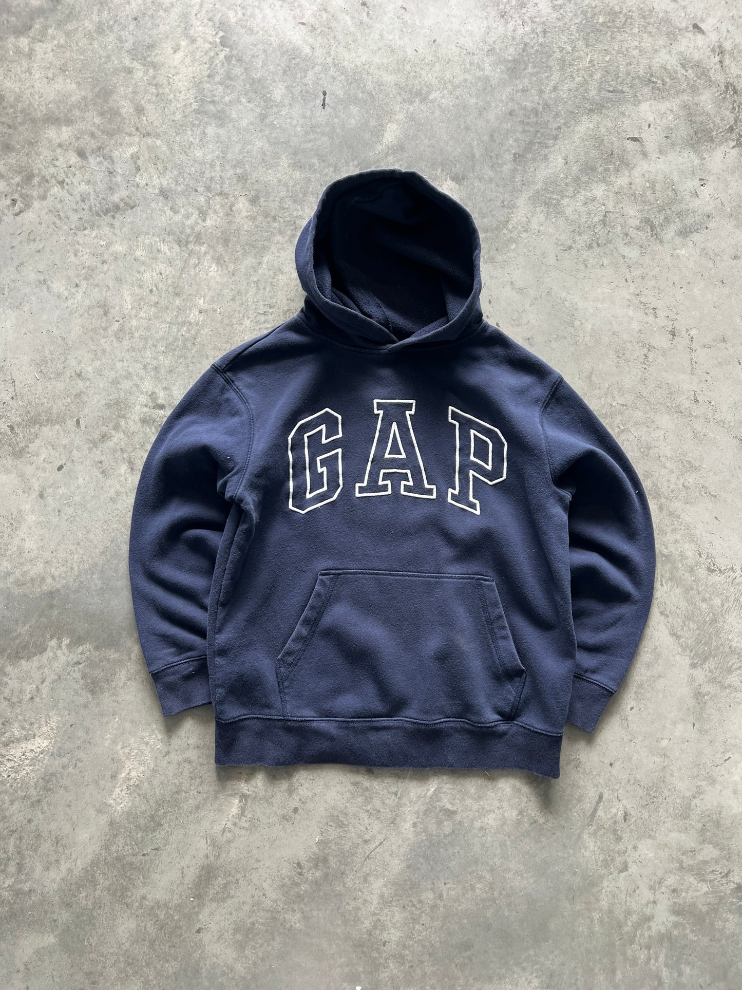 Vintage Navy Blue Gap Hoodie - S