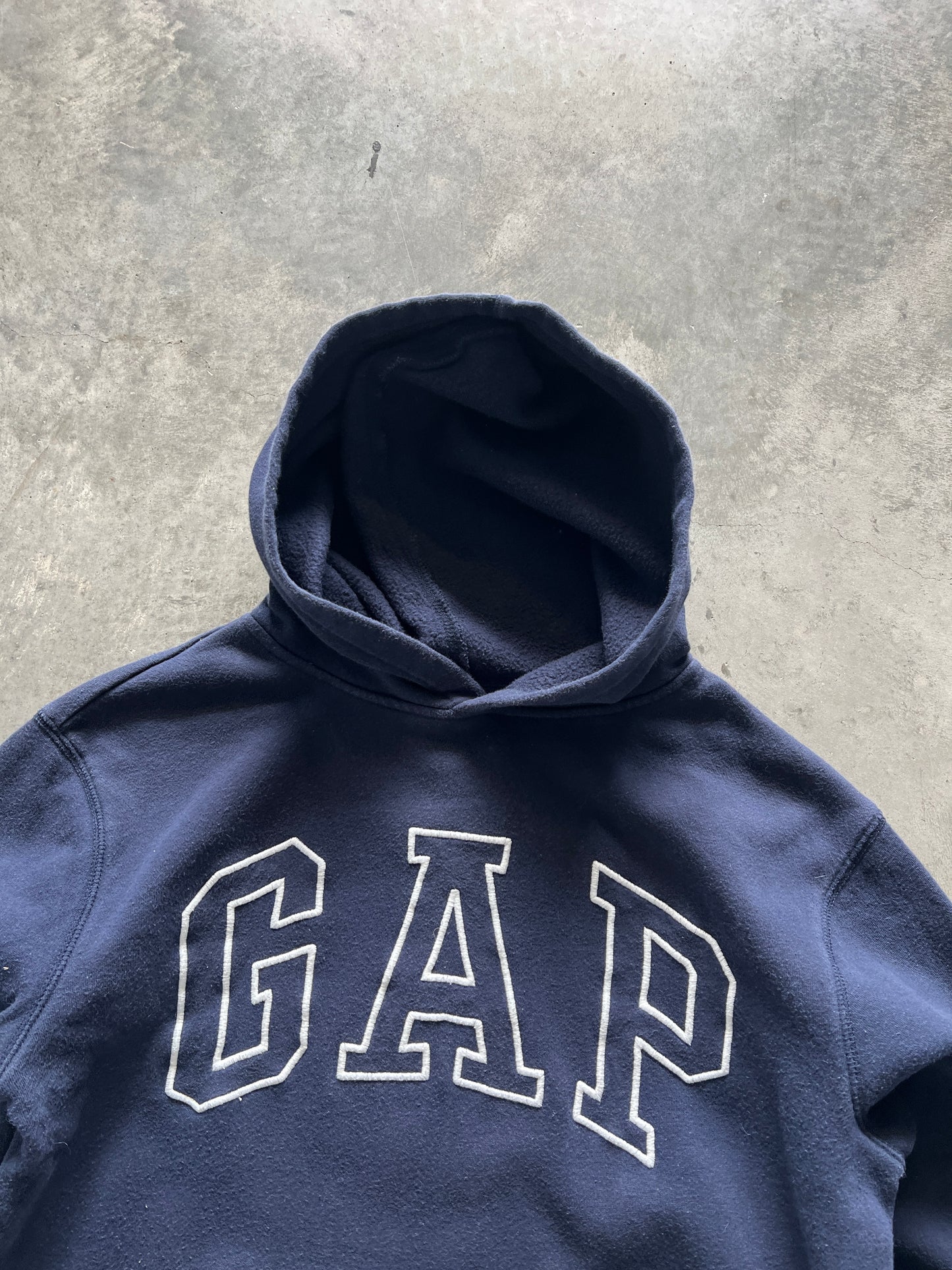 Vintage Navy Blue Gap Hoodie - S