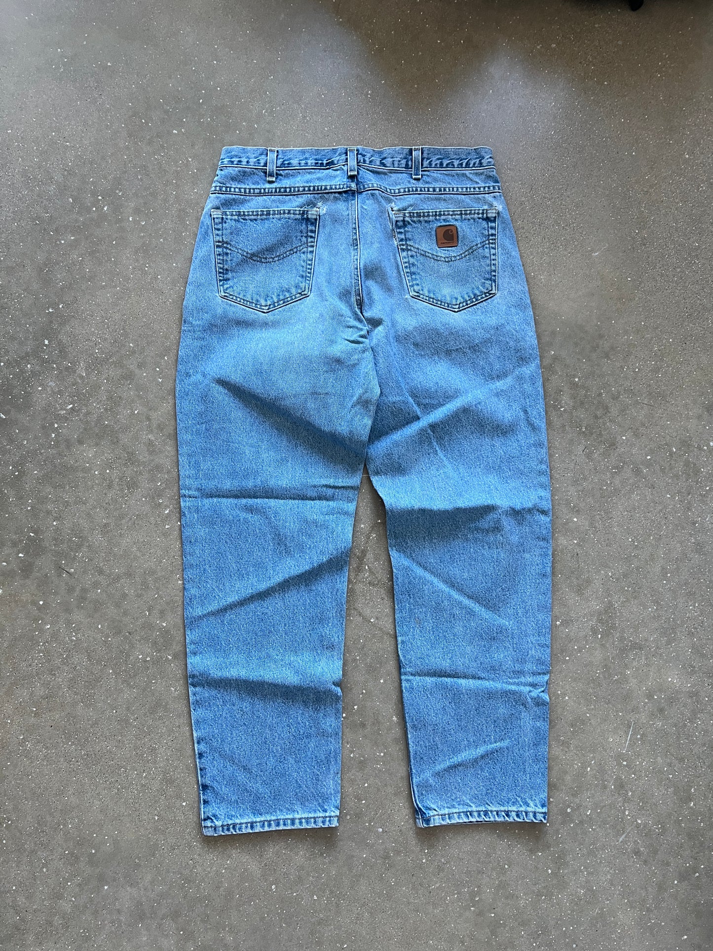 Vintage Denim Blue Carhartt Pants - 34