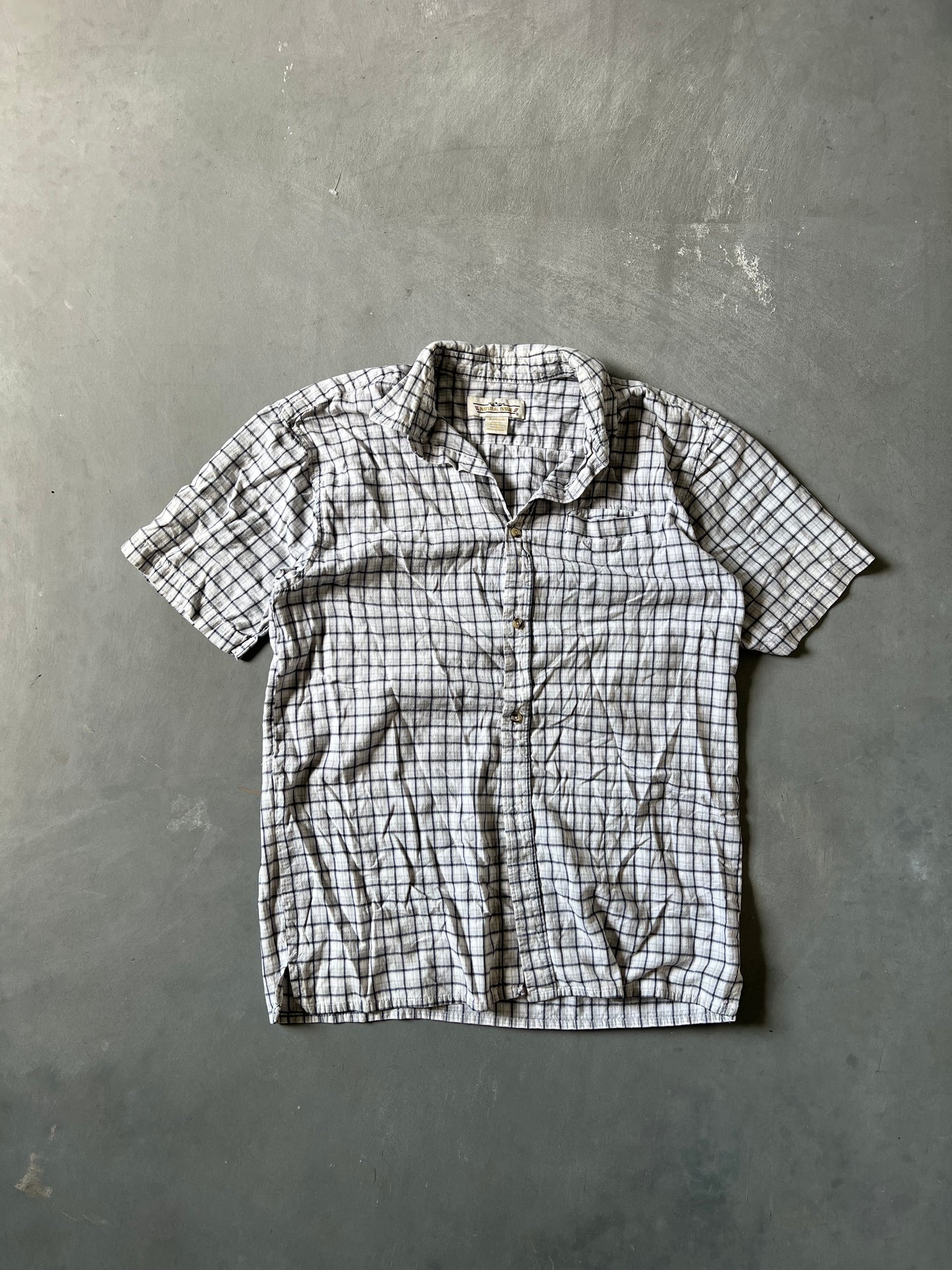 Vintage White Button Up Shirt - S