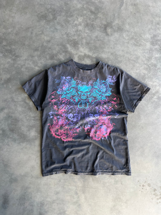 Vintage Faded Black Miami Ink Shirt - M