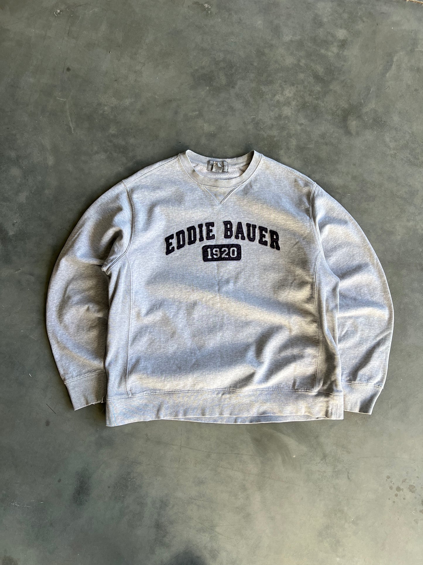 Vintage Grey Eddie Baure Crew - L
