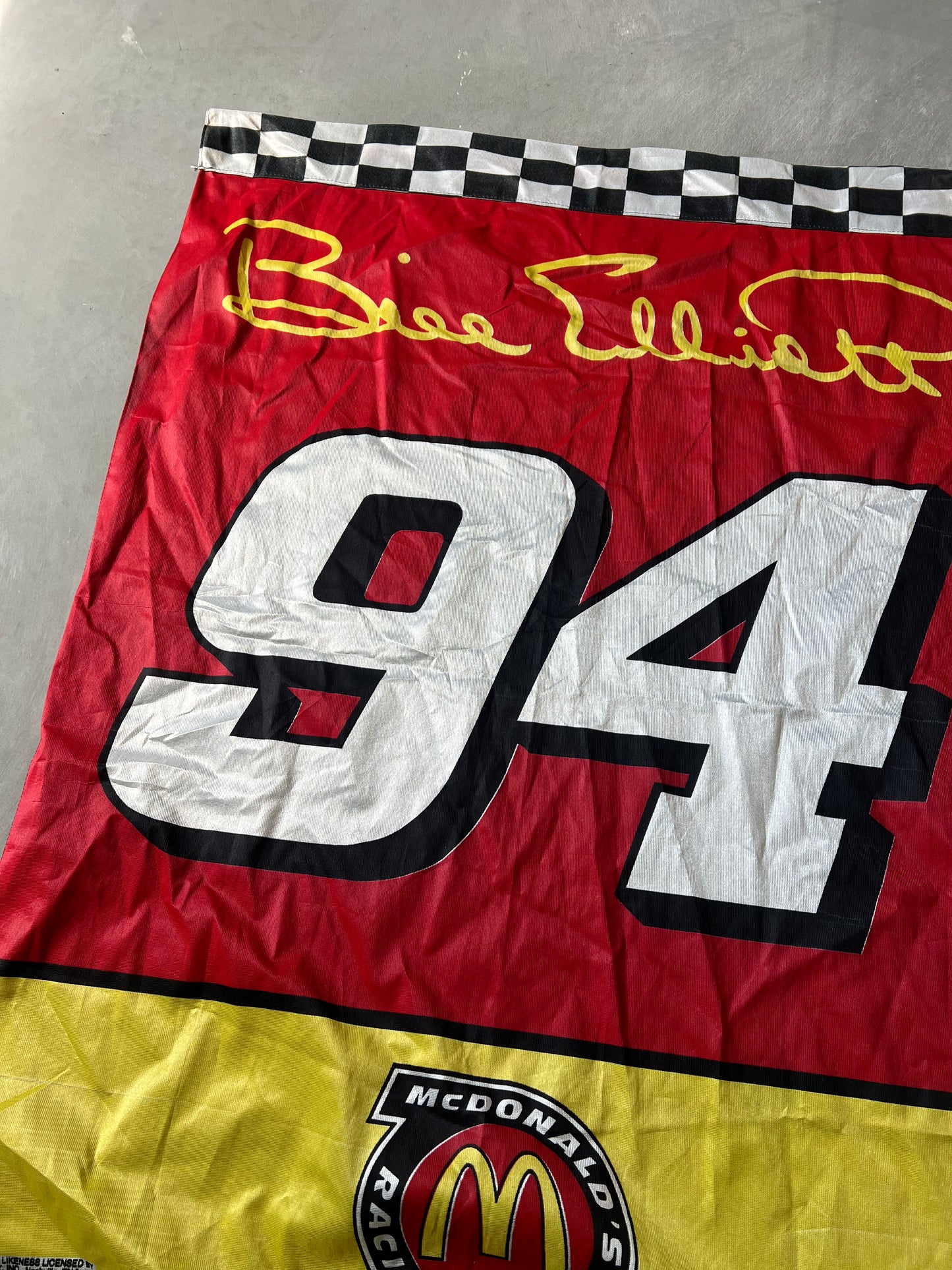 Vintage Bill Elliot 1994 Banner