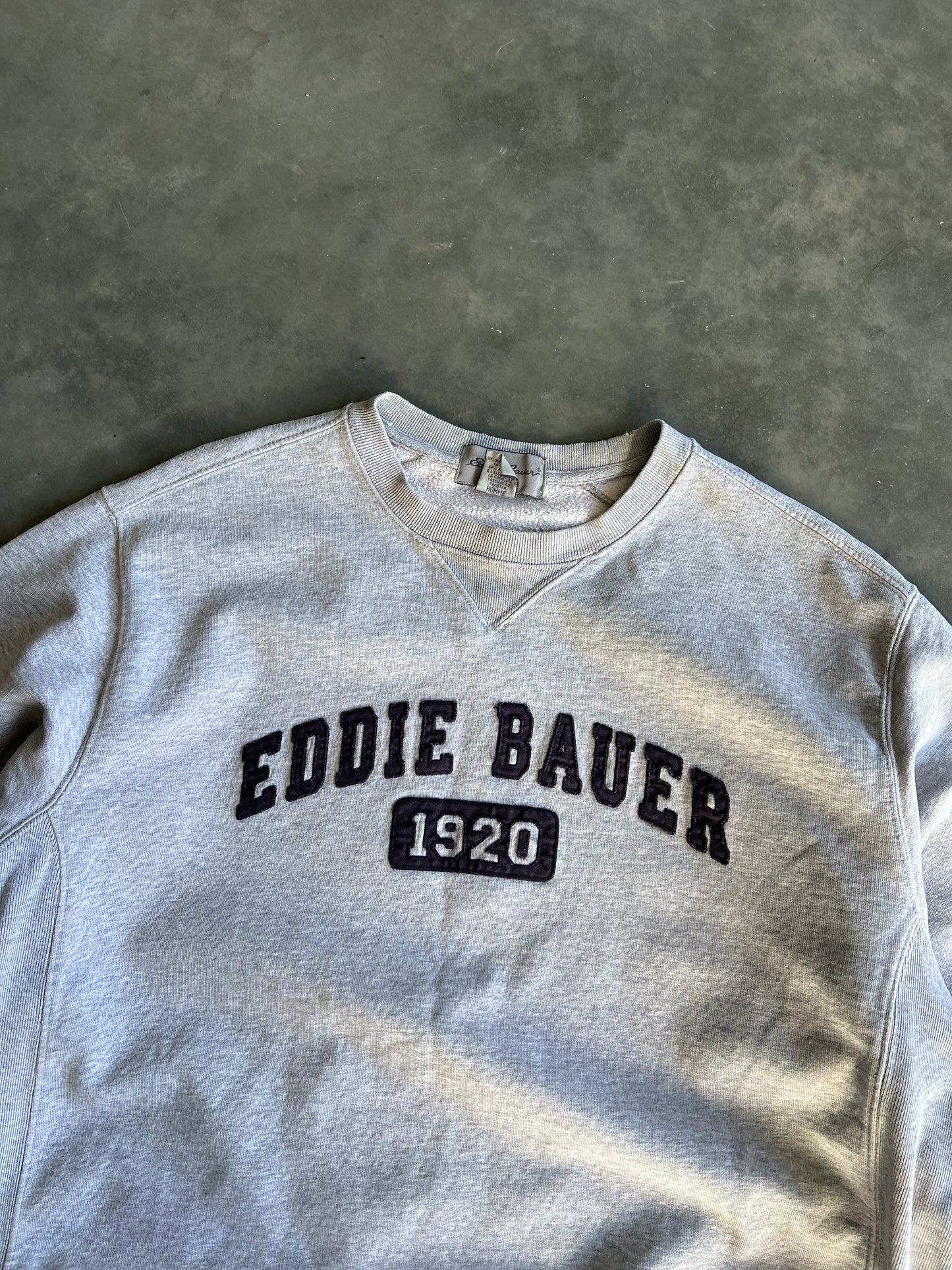 Vintage Grey Eddie Baure Crew - L