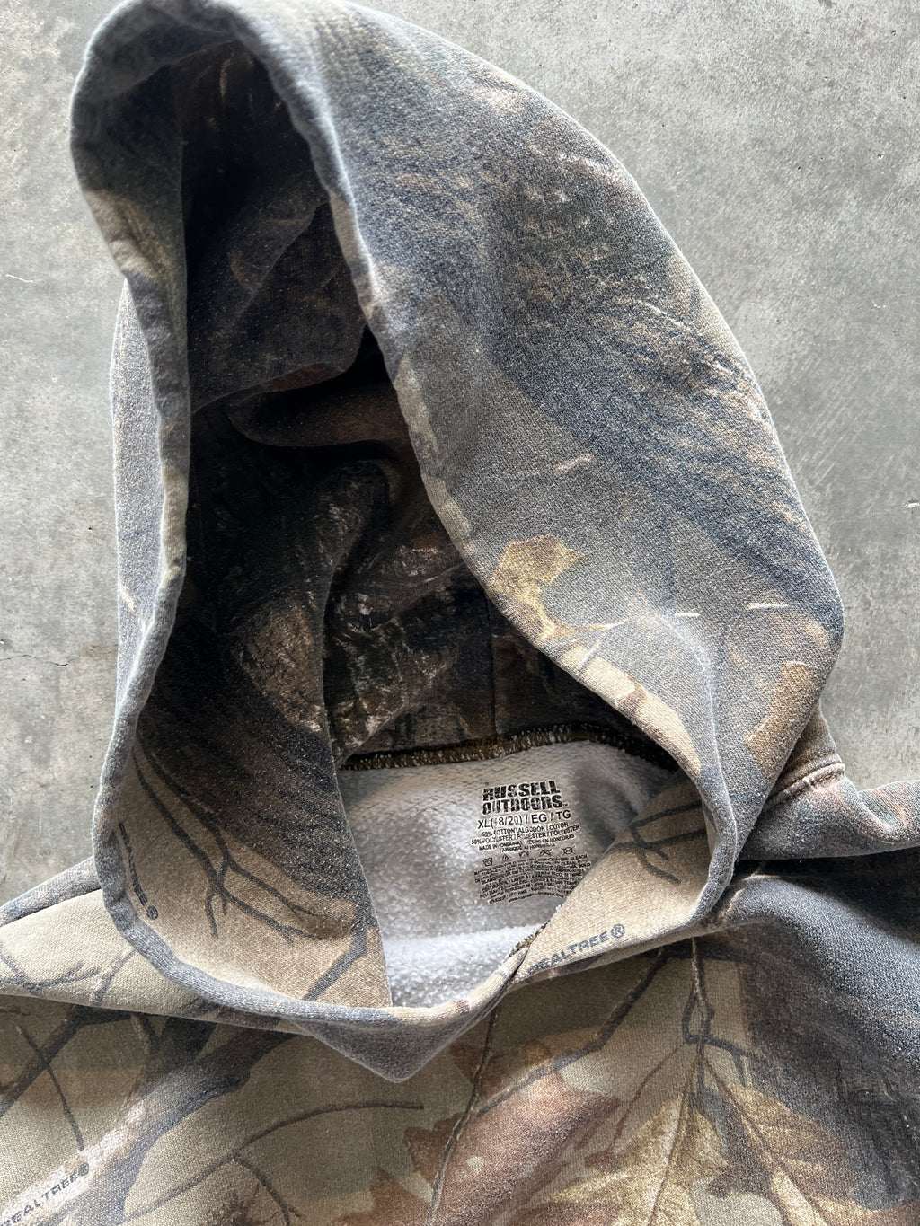 Vintage RealTree Camo Hoodie - S