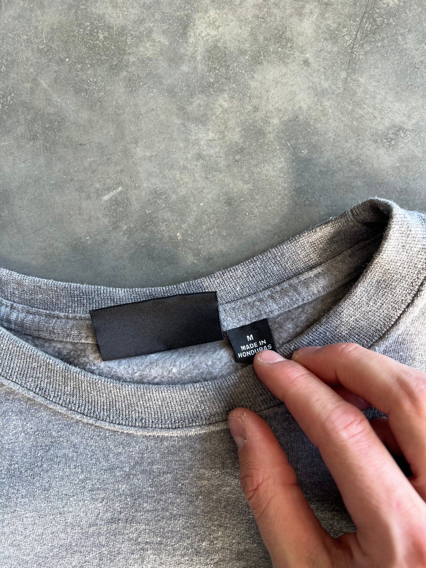 Vintage Grey Harley Davidson Crew - M