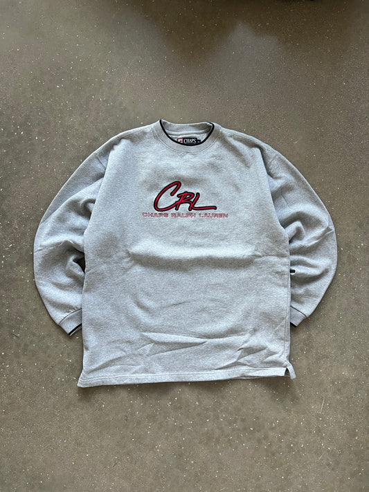 Vintage Grey Chaps Ralph Lauren Crew - M