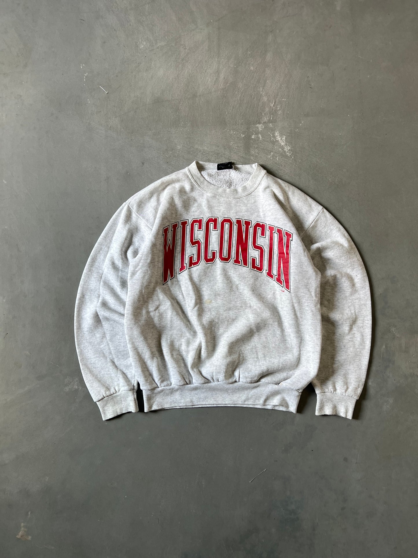 Vintage 90s Wisconsin Badgers Crew - M