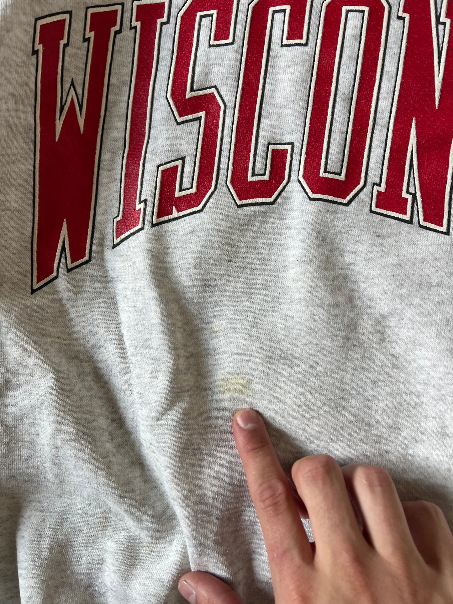 Vintage 90s Wisconsin Badgers Crew - M