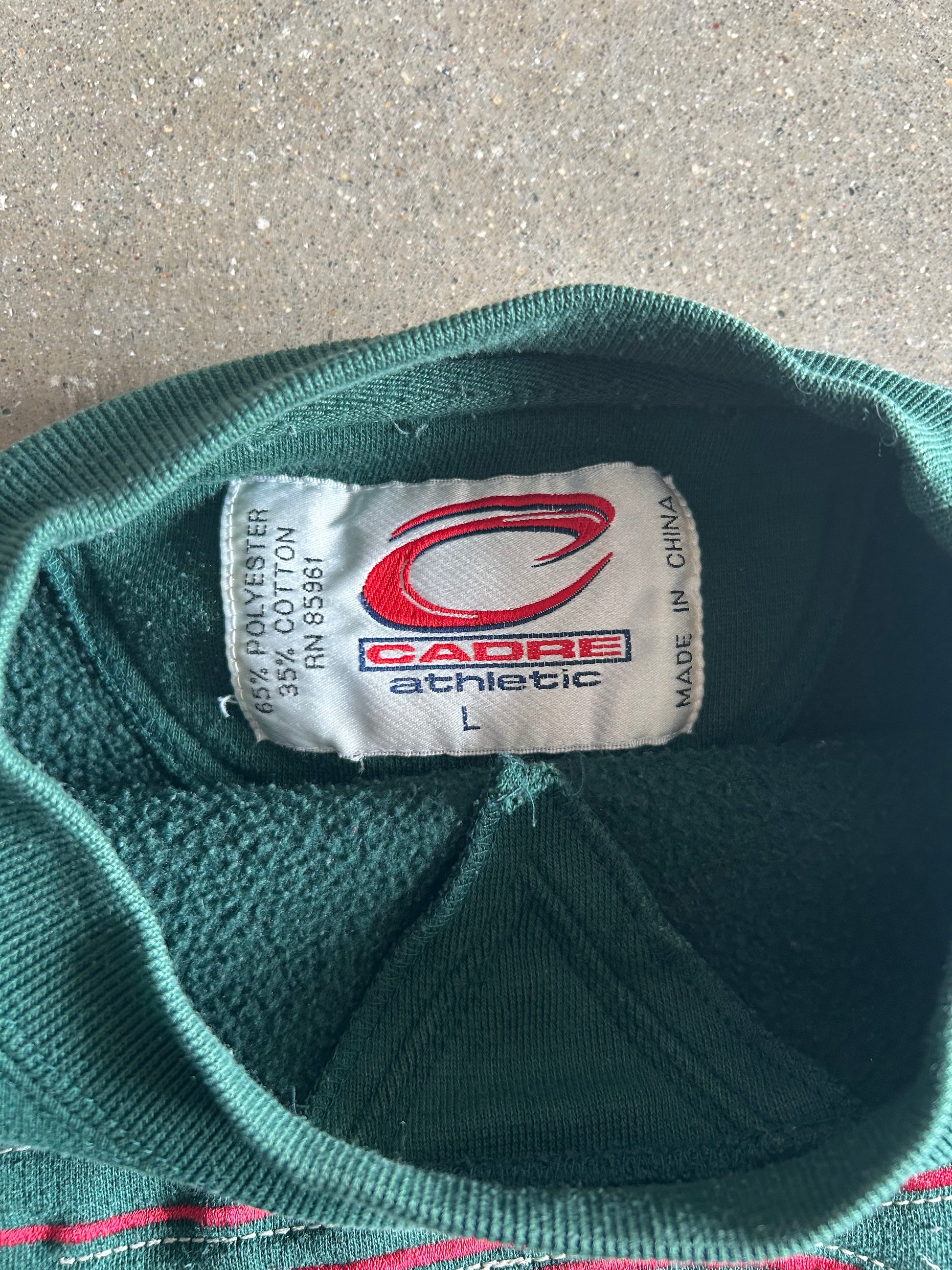 Vintage Green Minnesota Wild Crew - L