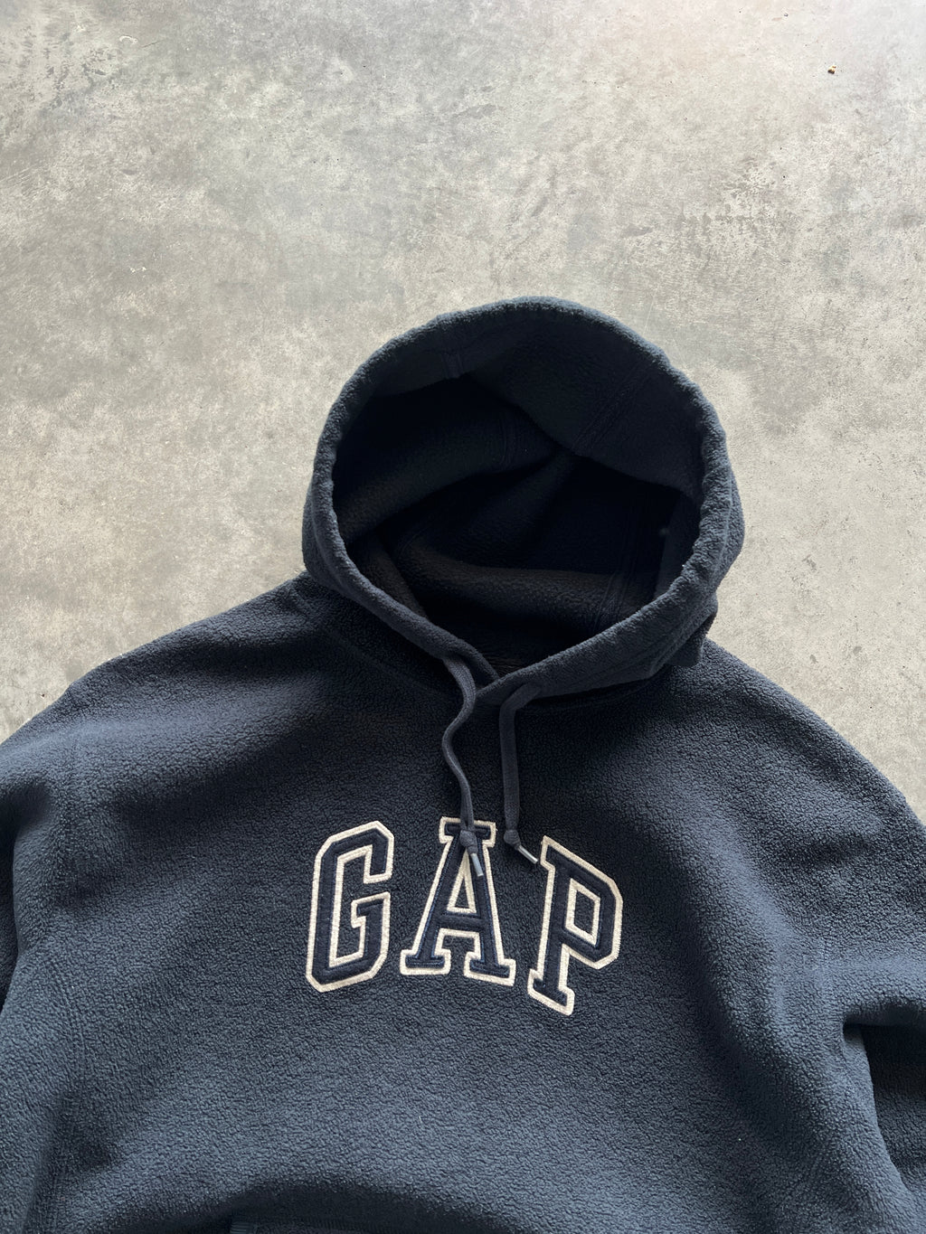 Vintage Black Gap Fleece Hoodie - S