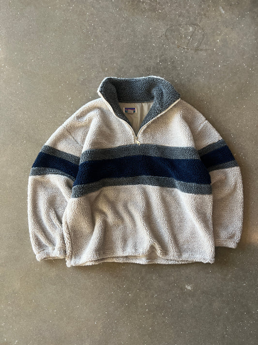 Vintage Cream North Crest Fleece Jacket - XL