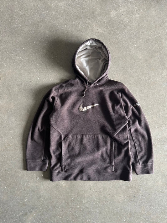 Vintage Mocha Brown Nike Swoosh Fleece - L