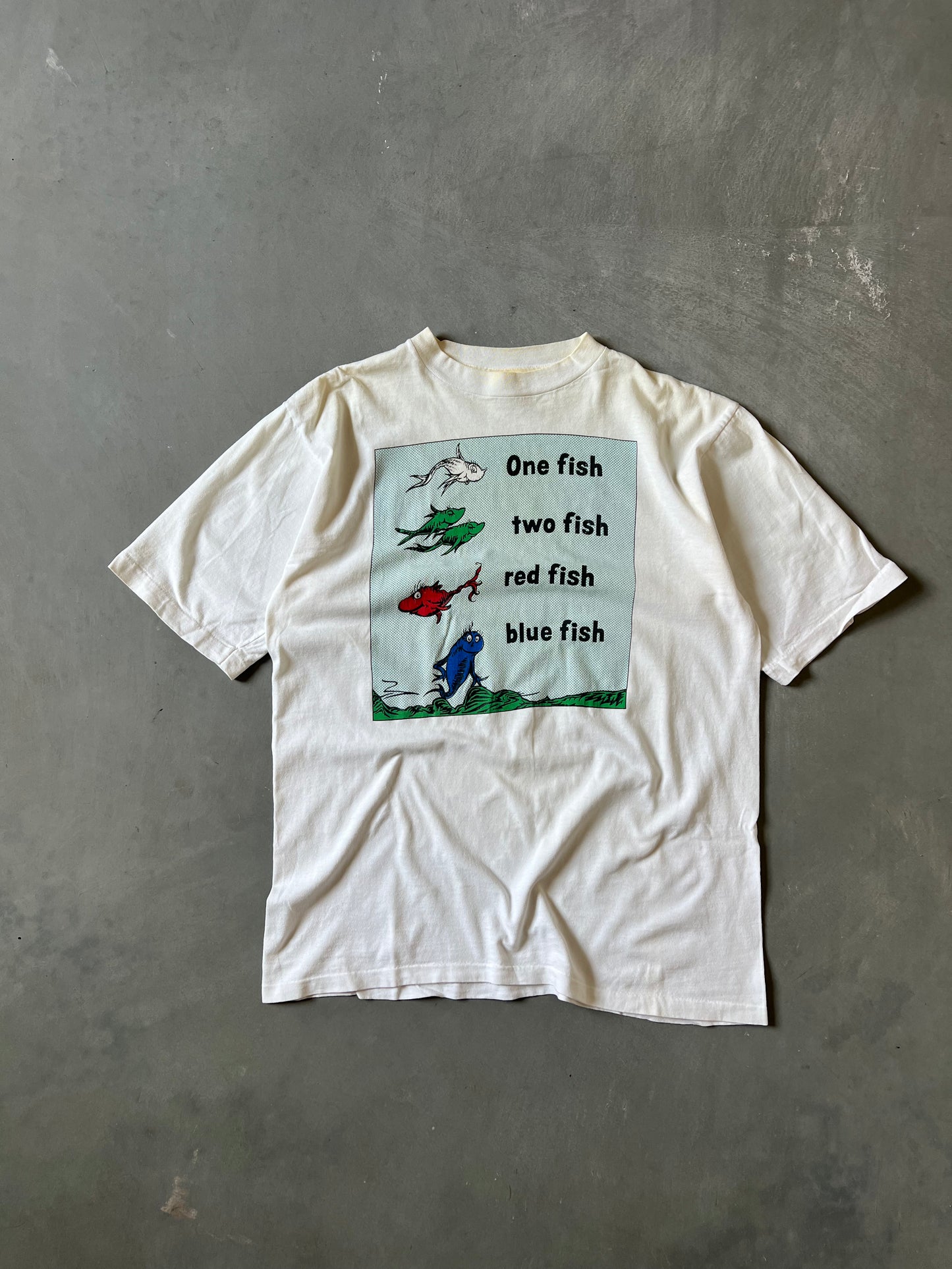 Vintage One fish two fish shirt - L