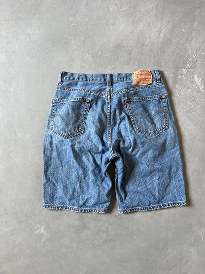 Vintage Denim Blue Levi Shorts - 34