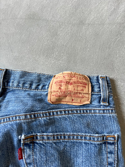 Vintage Denim Blue Levi Shorts - 34