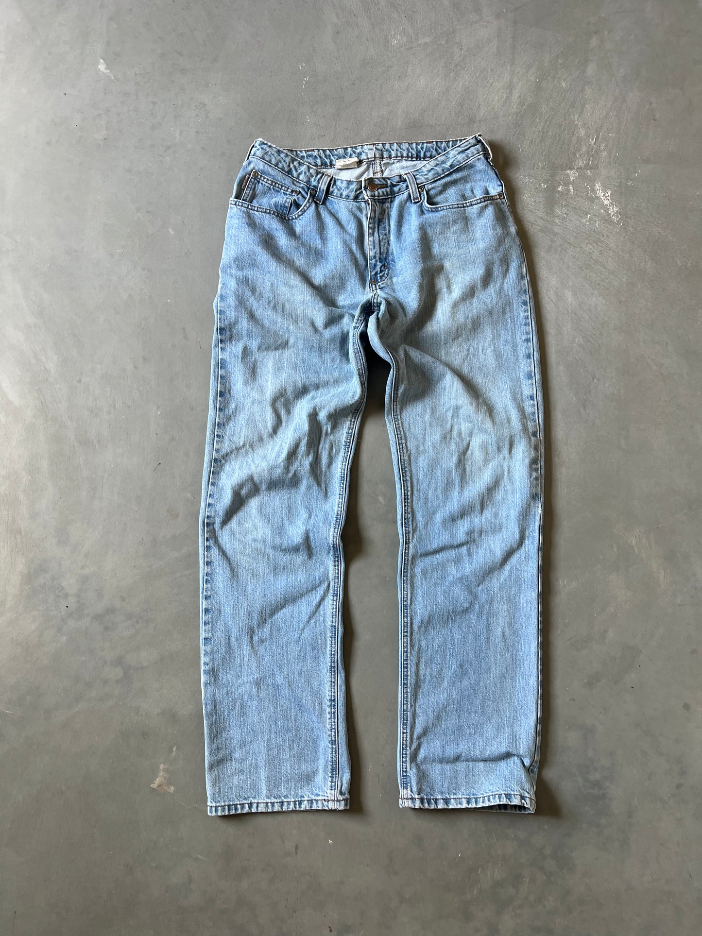 Vintage Faded Blue Carhartt Pants - 12x34
