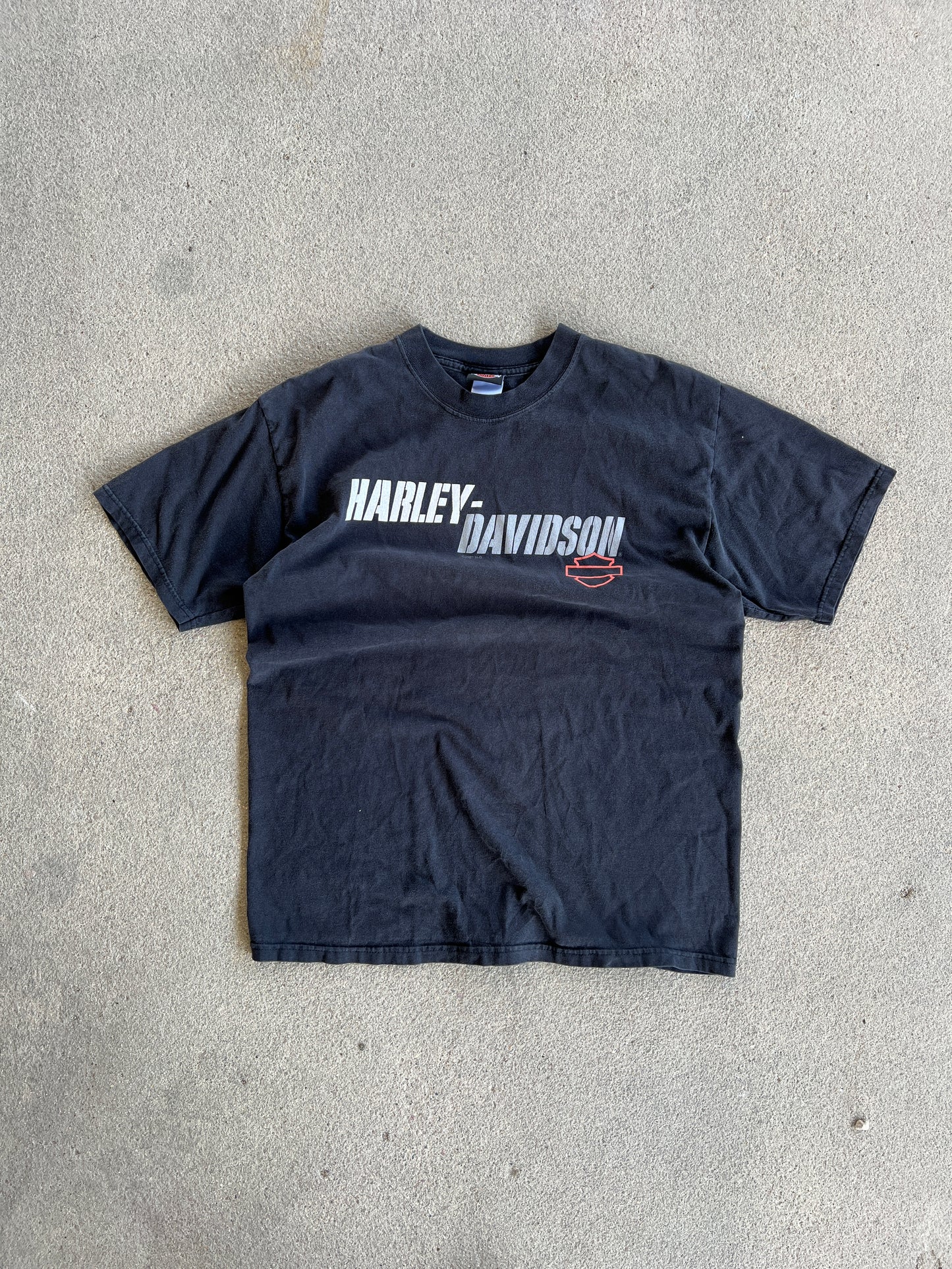 Vintage Black Harley Davidson Shirt - L