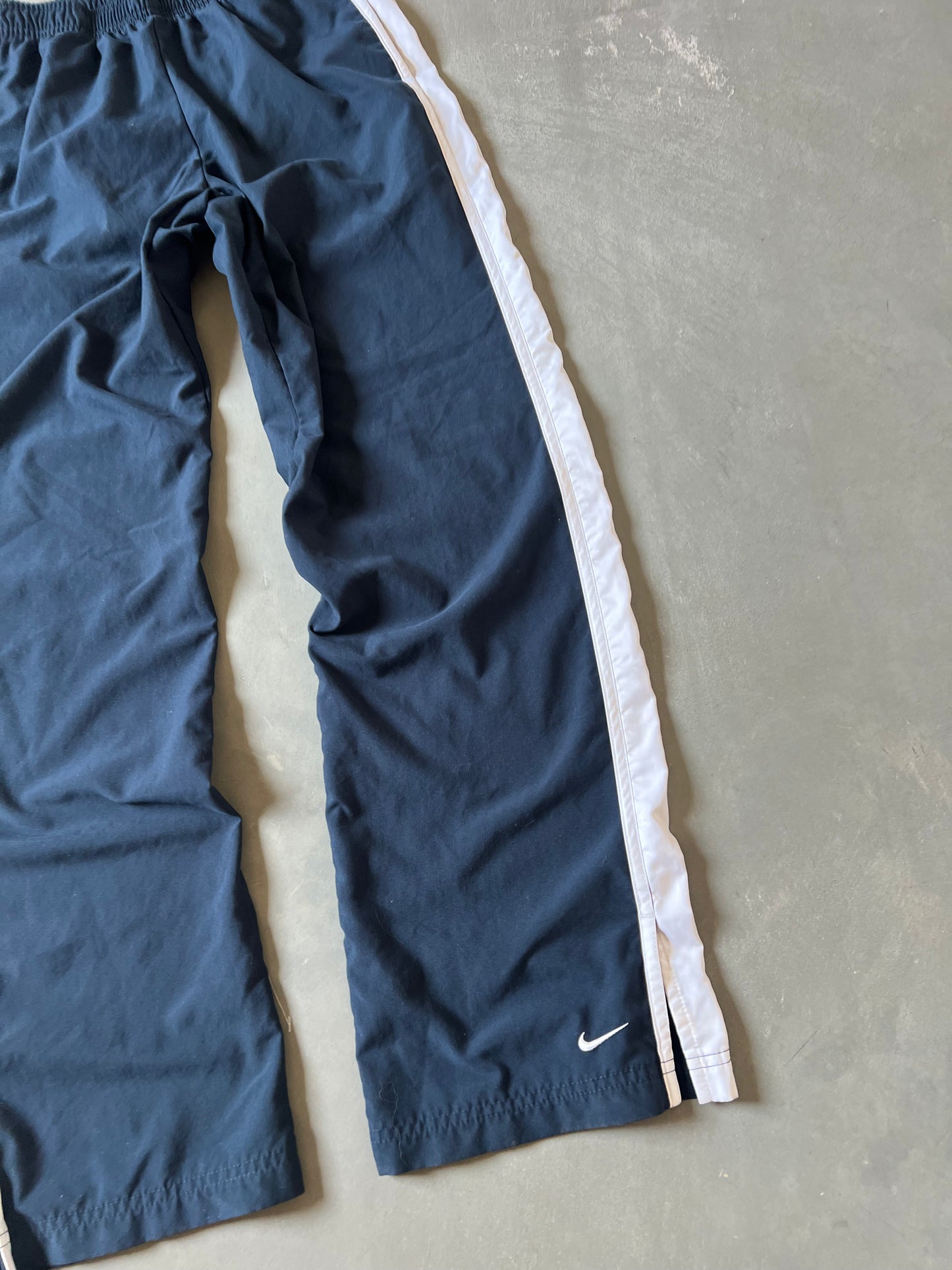 Vintage Navy Blue Nike Track Pants - L