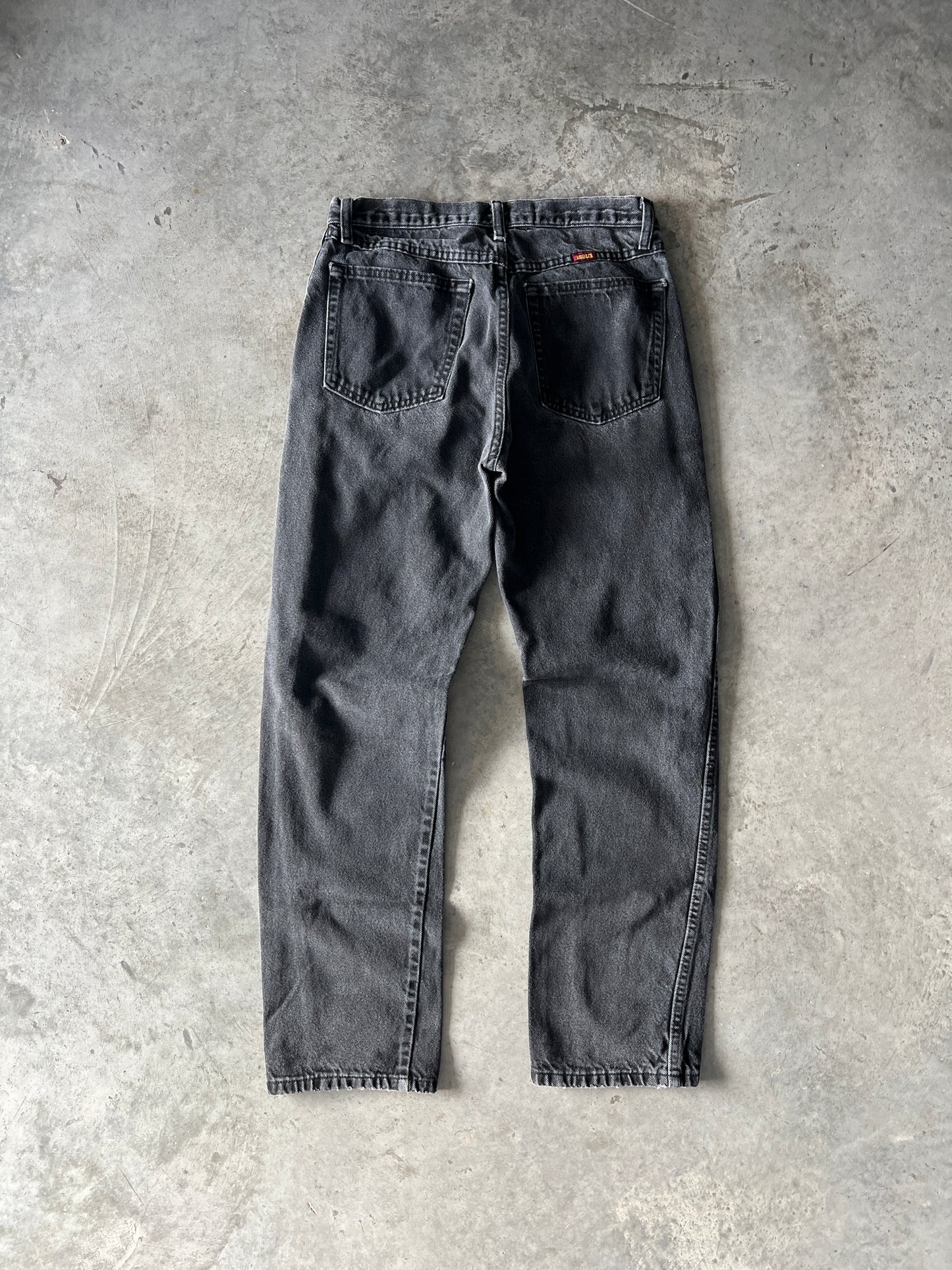 Vintage Faded Black Wrangler Pants - 32x29