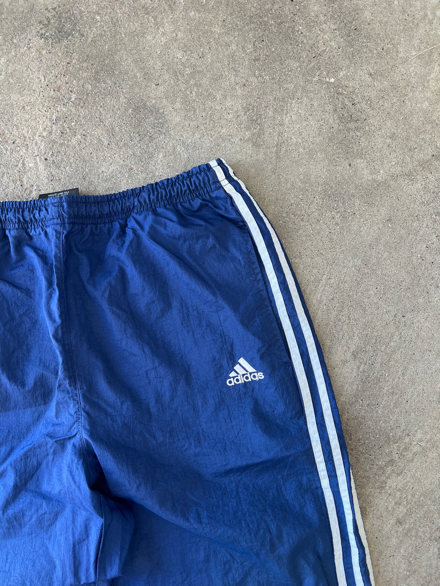 Vintage Blue Adidas Track Pants - L