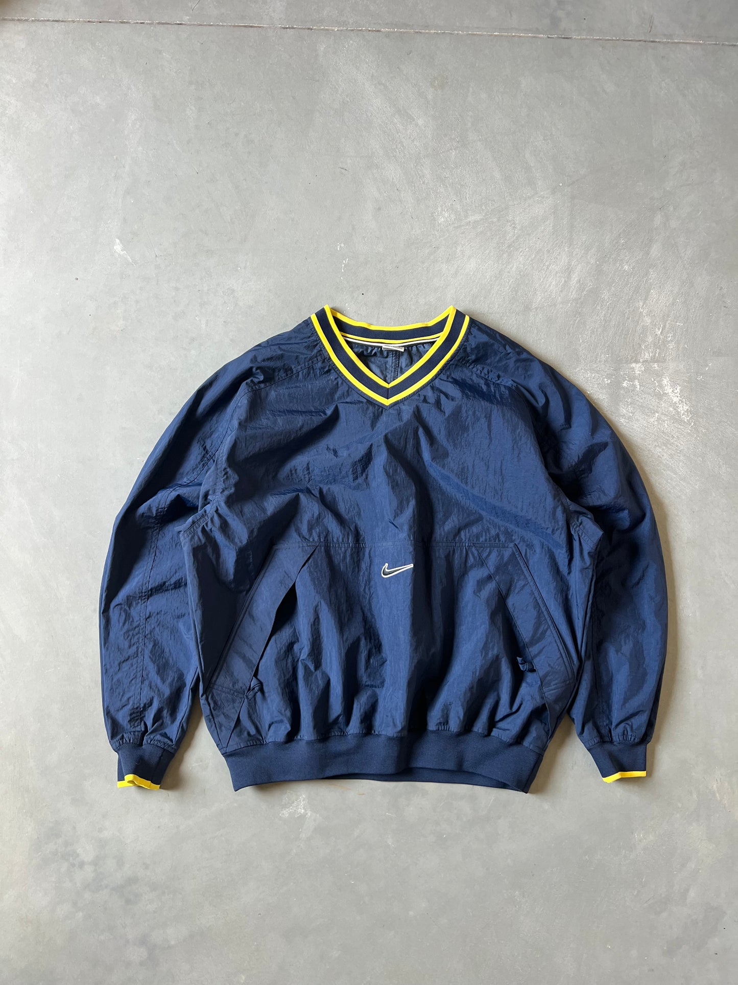 Vintage Navy Blue Nike Center Swoosh Sweatshirt - L
