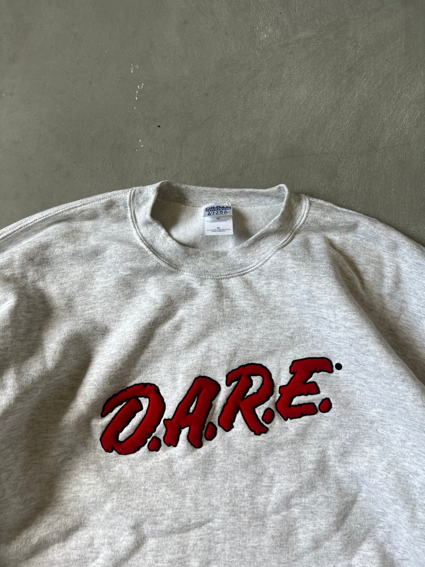 Vintage DARE Spellout Crew - XL