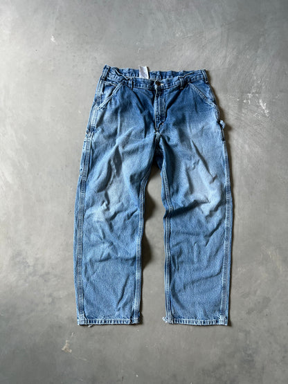 Vintage Denim Blue Carhartt Pants - 36