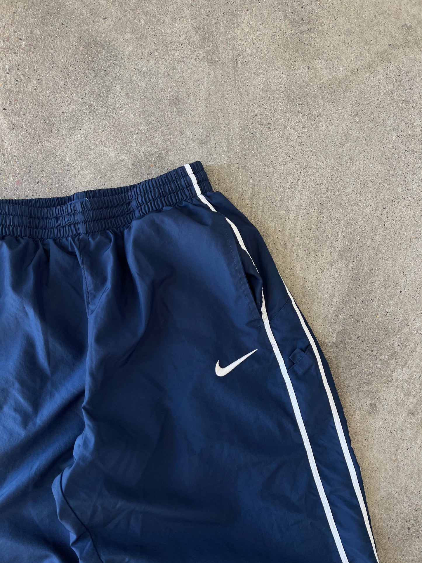 Vintage Blue Nike Track Pants - YXL