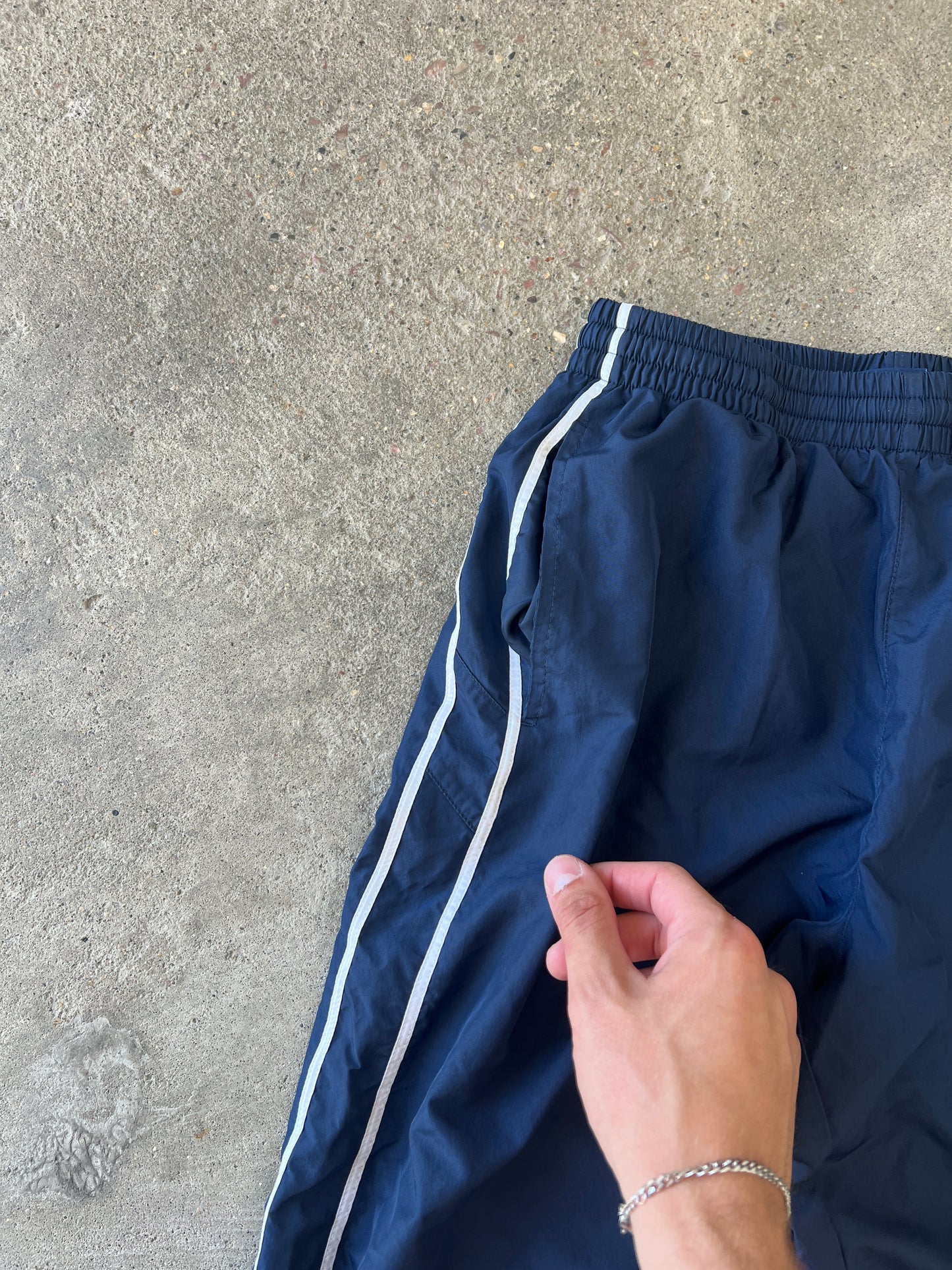 Vintage Blue Nike Track Pants - YXL