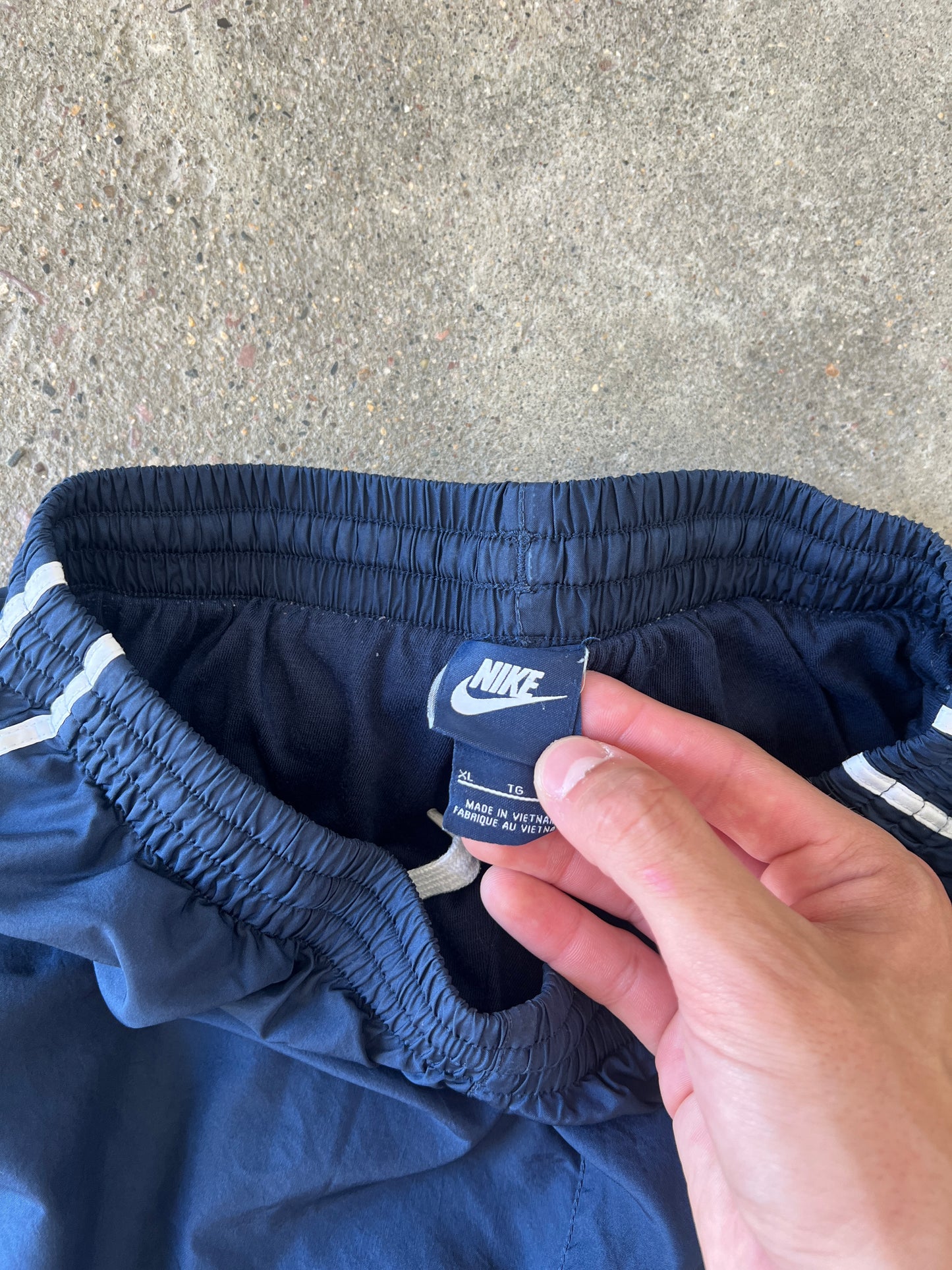 Vintage Blue Nike Track Pants - YXL