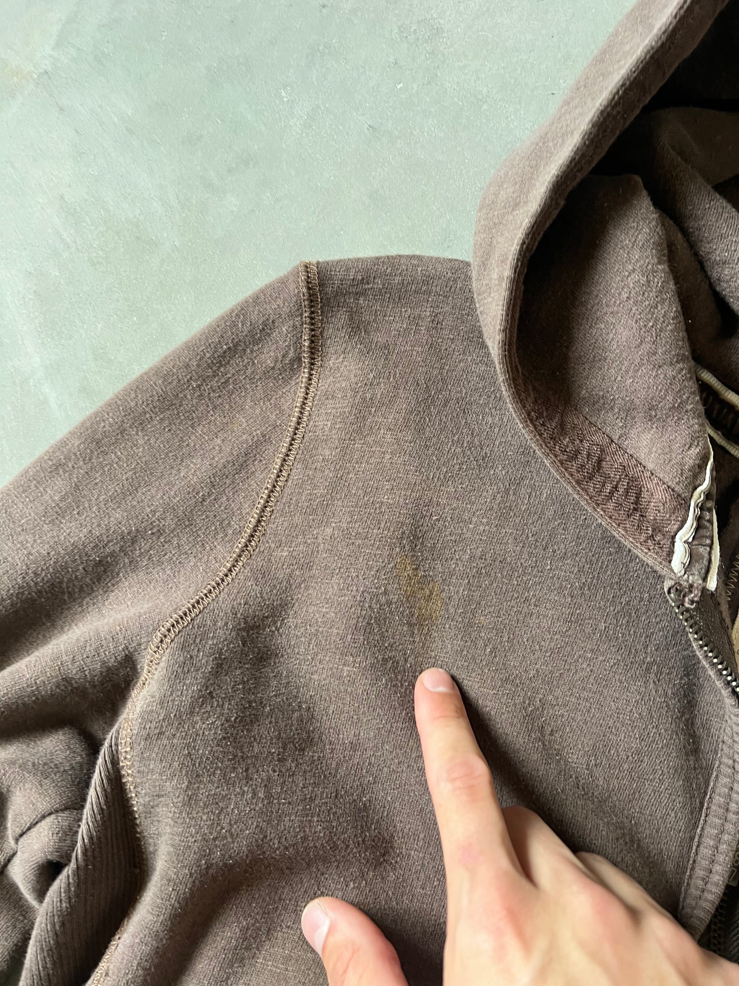 Vintage Brown Y2k Aeropostale Hoodie - XL