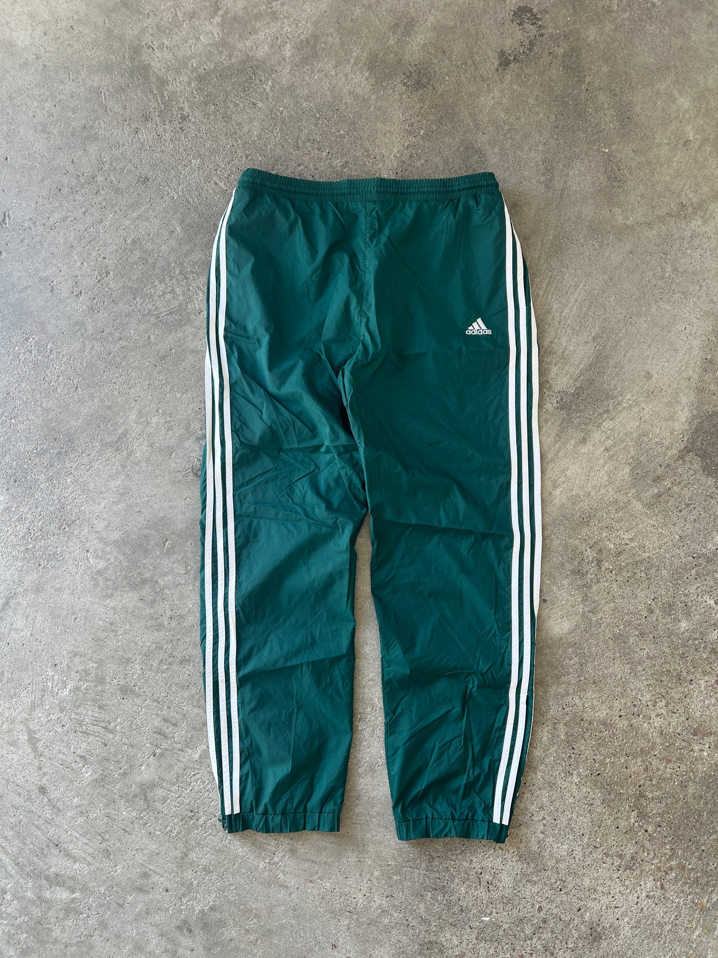 Vintage Green Adidas Track Pants - XL