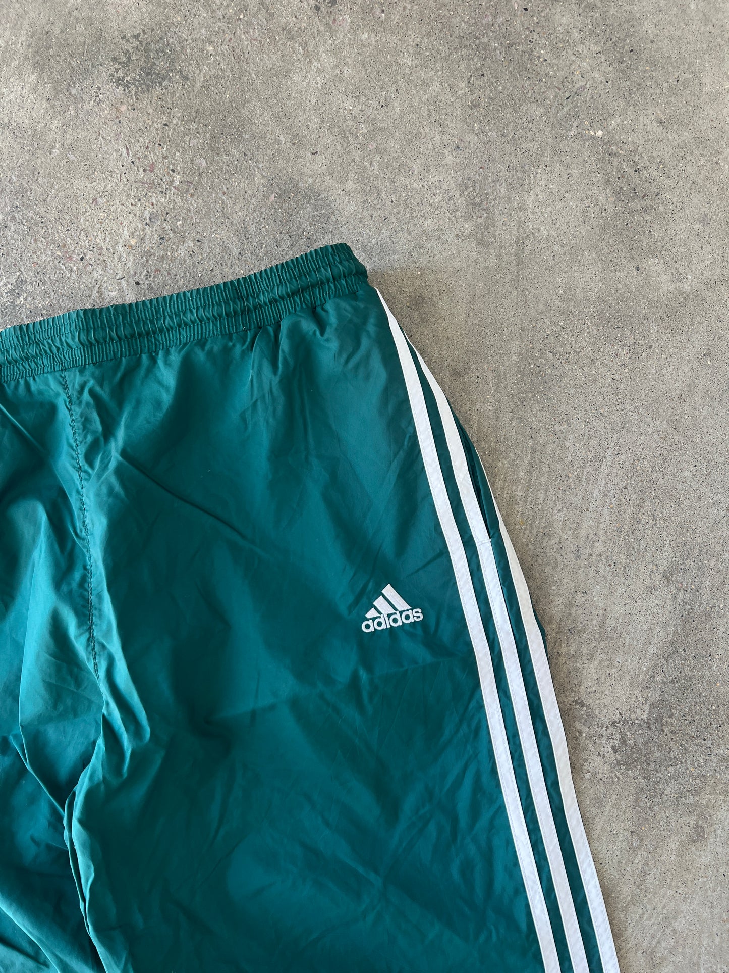 Vintage Green Adidas Track Pants - XL