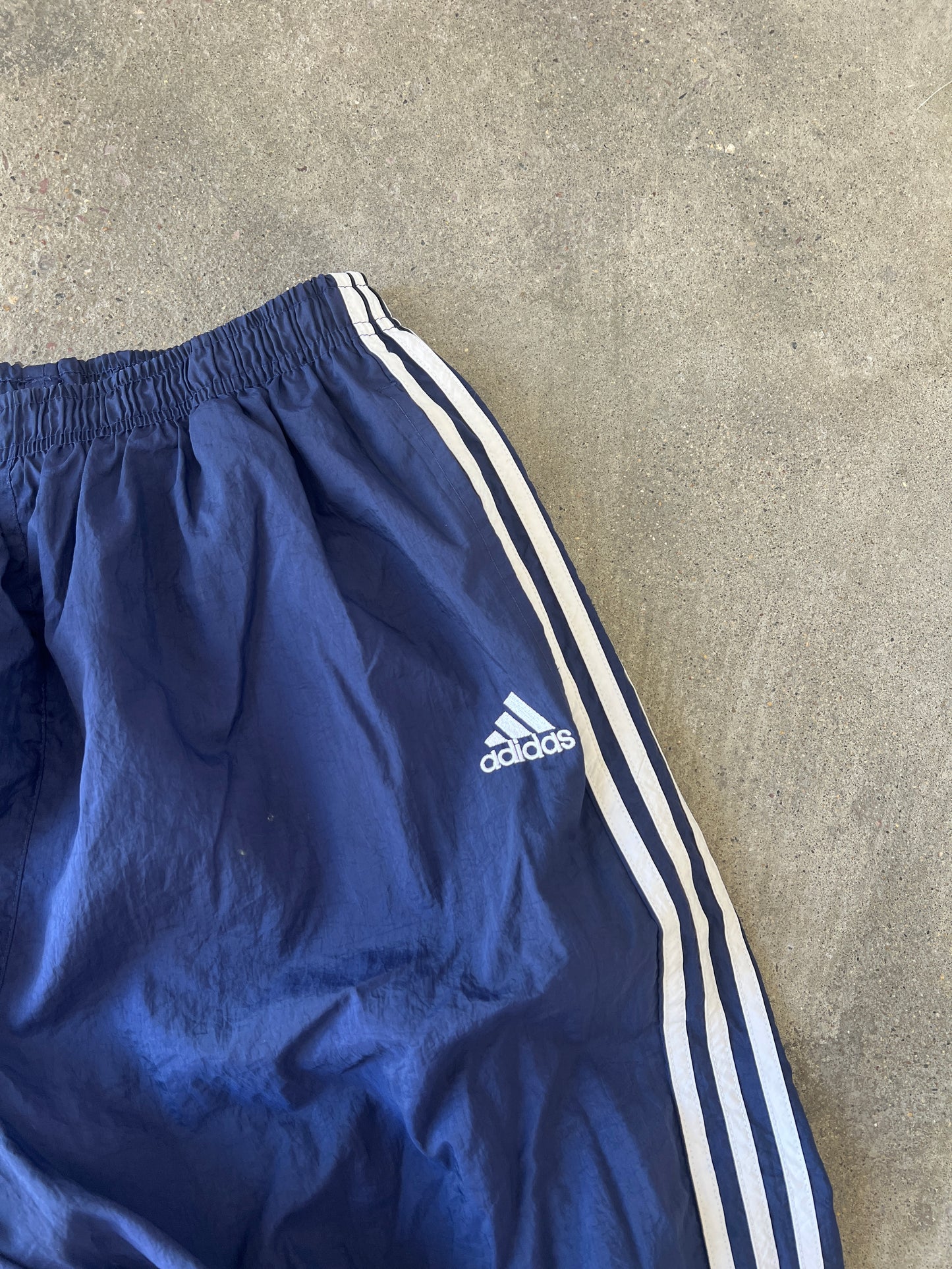 Vintage Blue Adidas Track Pants - XL