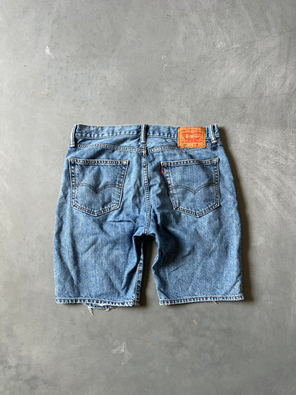 Vintage Denim Blue Levi 505 Jorts - 34