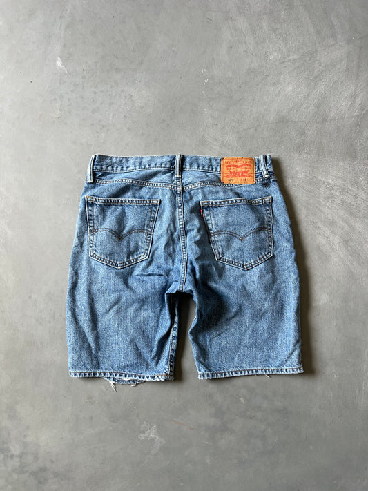 Vintage Denim Blue Levi 505 Jorts - 34