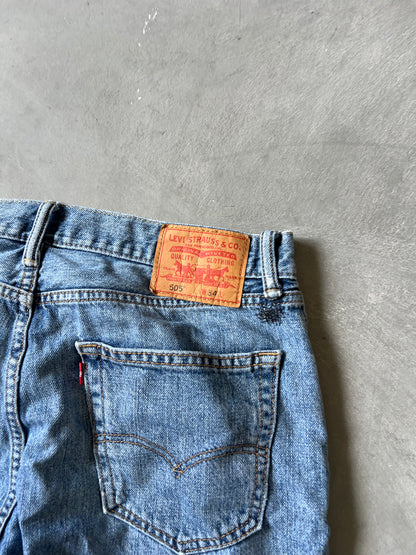 Vintage Denim Blue Levi 505 Jorts - 34