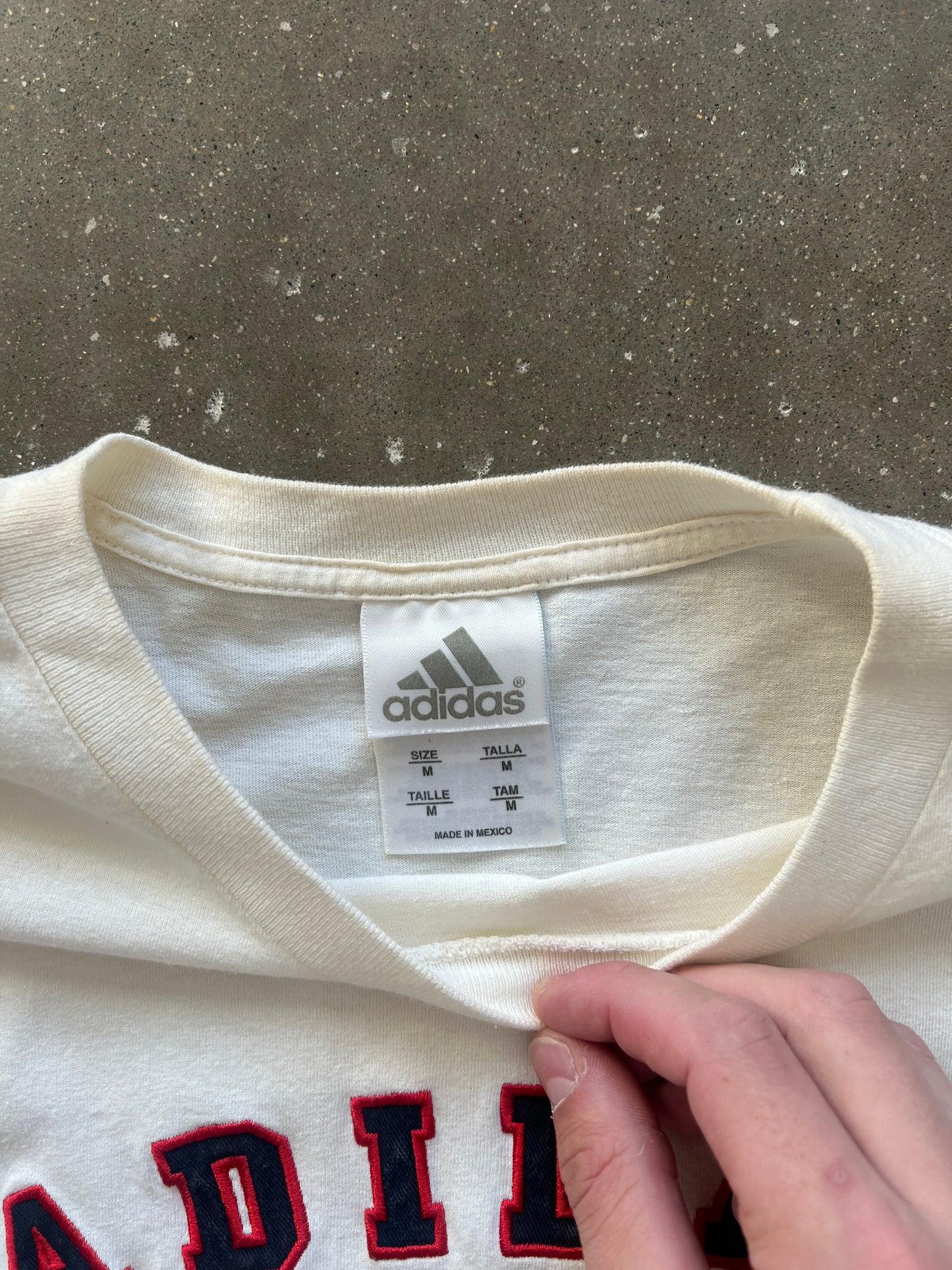 Vintage White Adidas Shirt - M