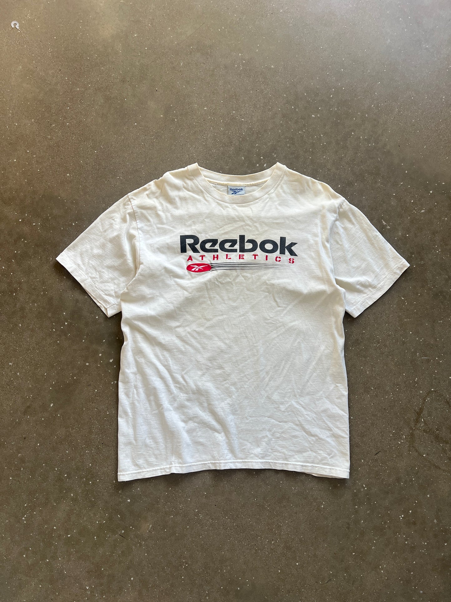 Vintage White Reebok Shirt - M