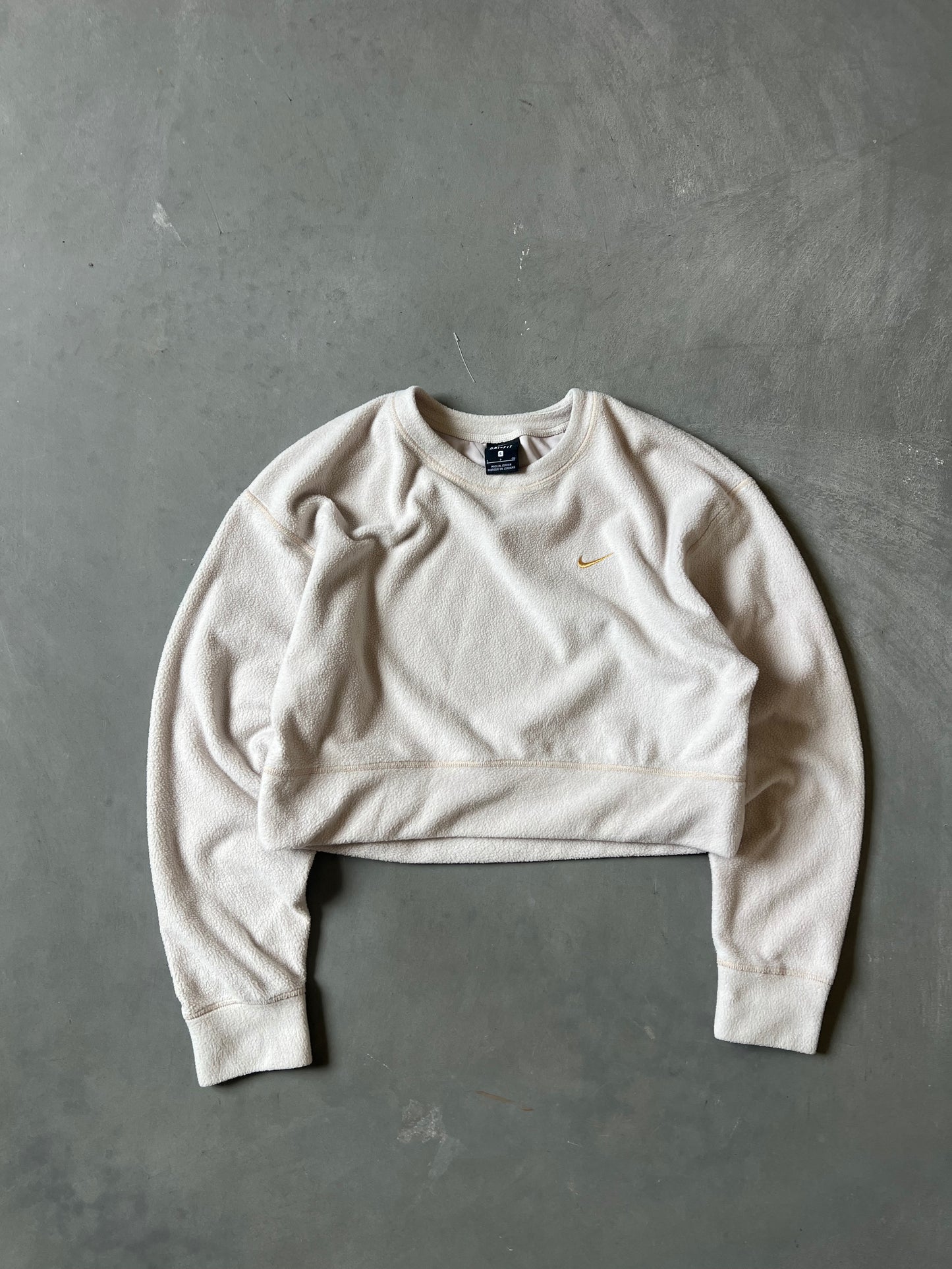 Vintage Cream Nike Swoosh Crew - L