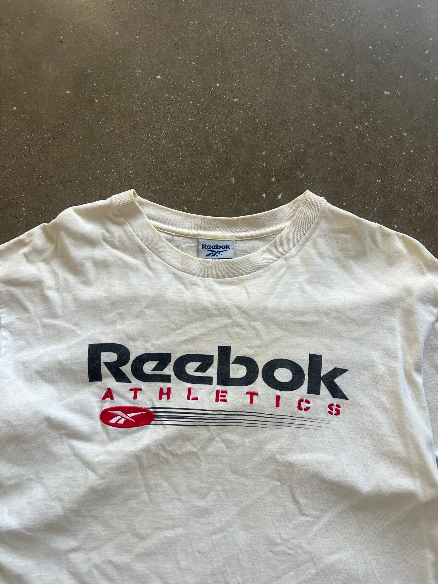 Vintage White Reebok Shirt - M