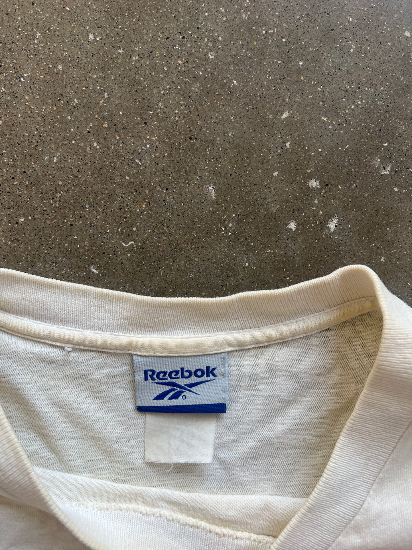 Vintage White Reebok Shirt - M