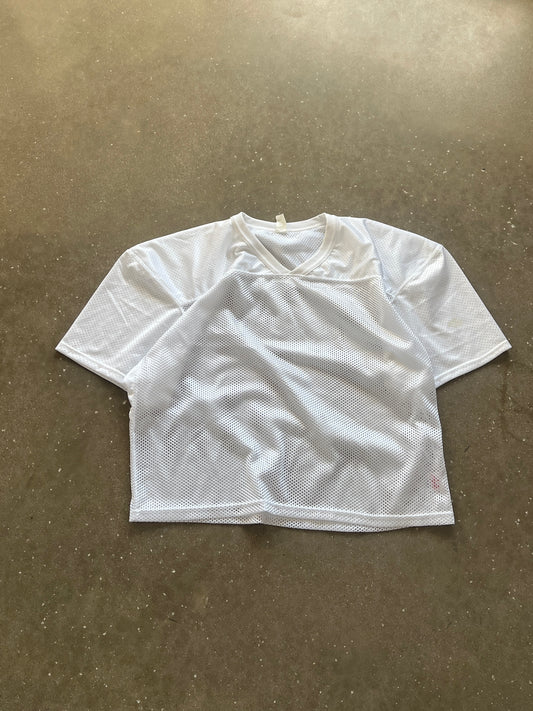 Vintage White Football Practice Jersey - L
