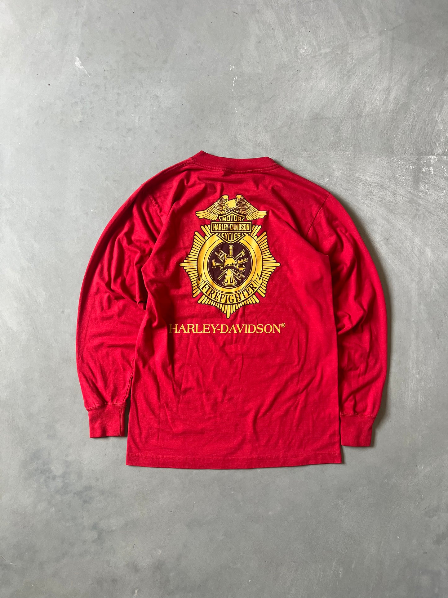 Vintage Red Harley Davidson Shirt - M