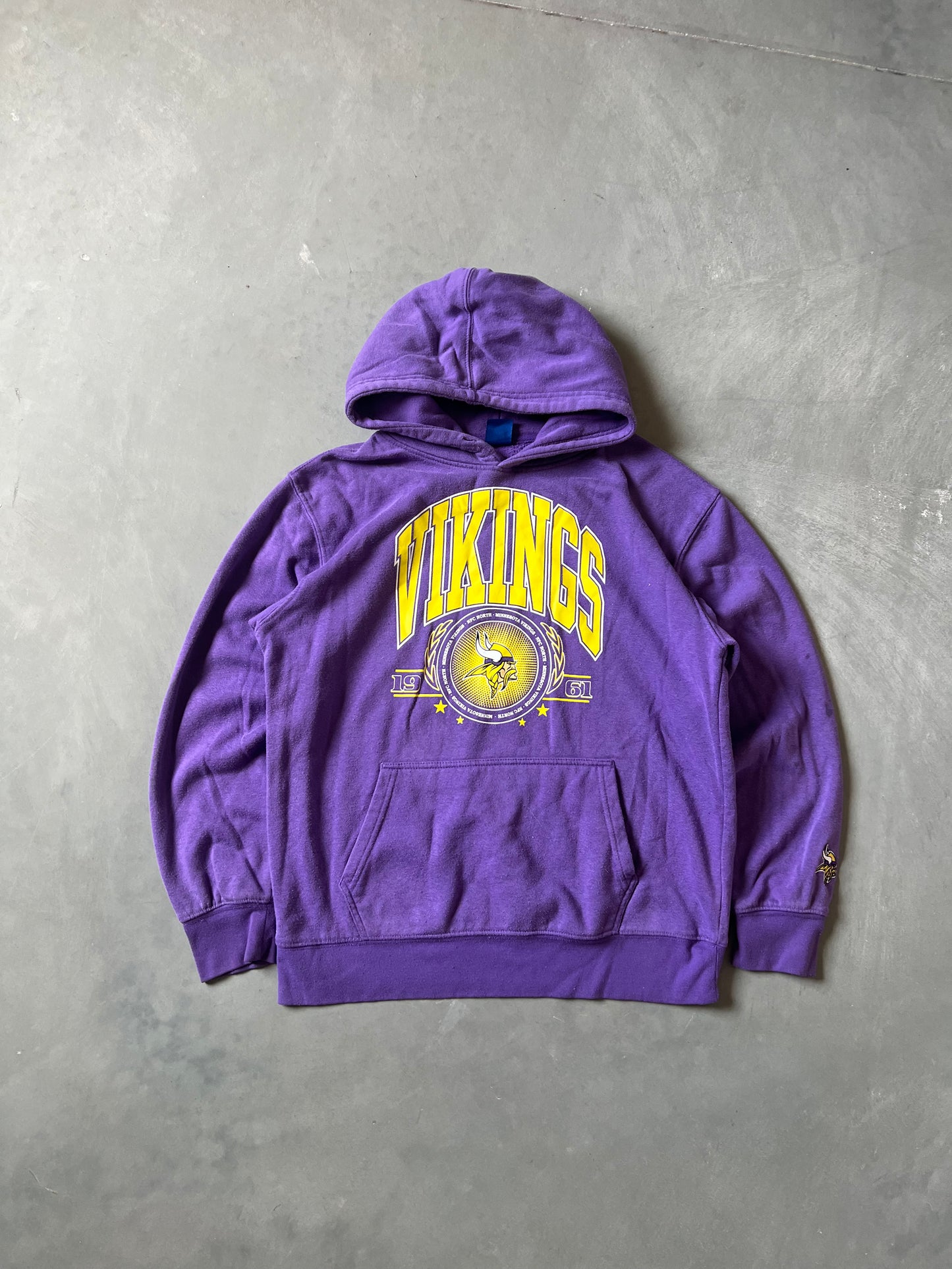 Minnesota Vikings Spellout Hoodie - M