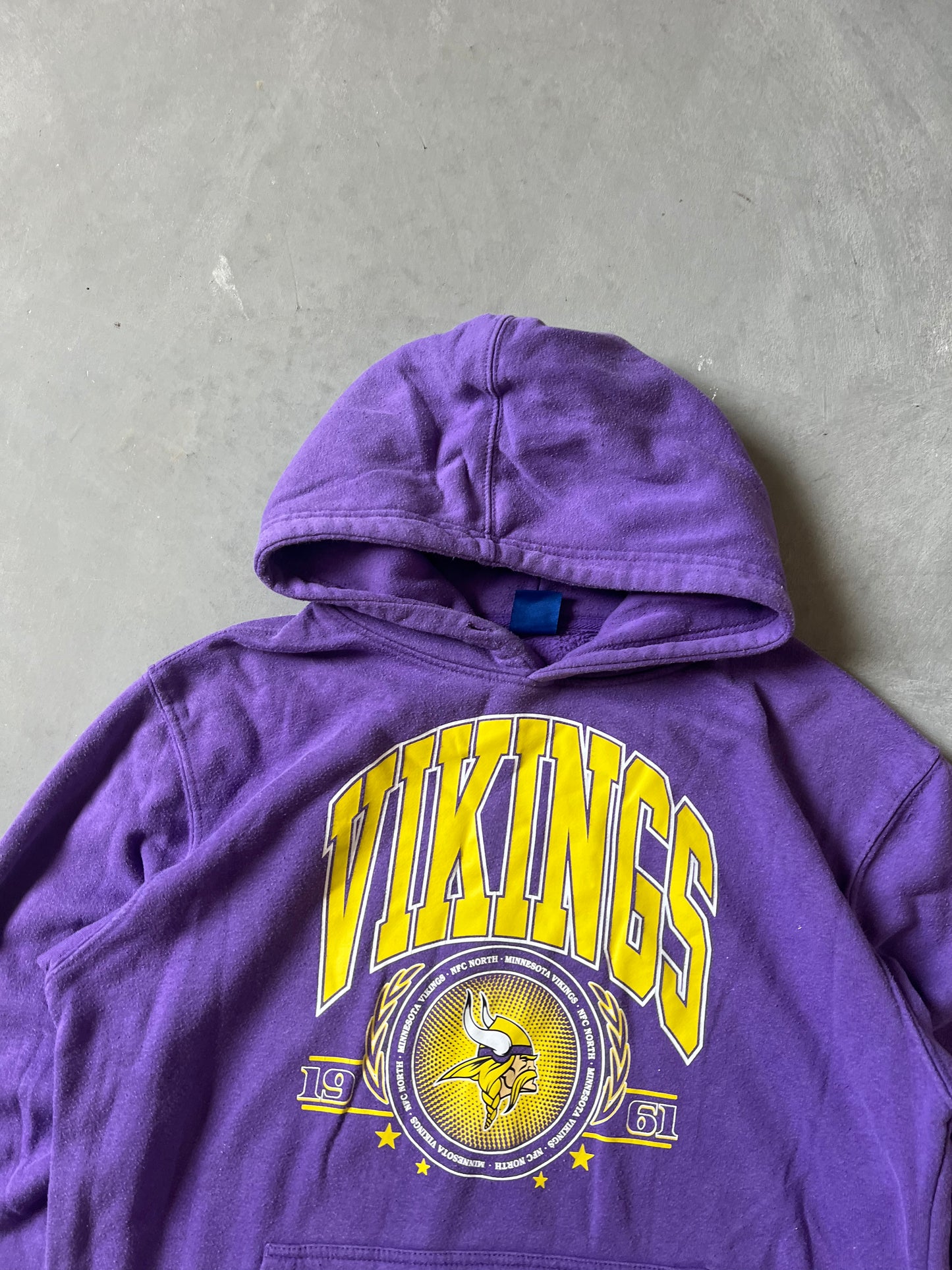 Minnesota Vikings Spellout Hoodie - M