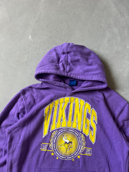 Minnesota Vikings Spellout Hoodie - M