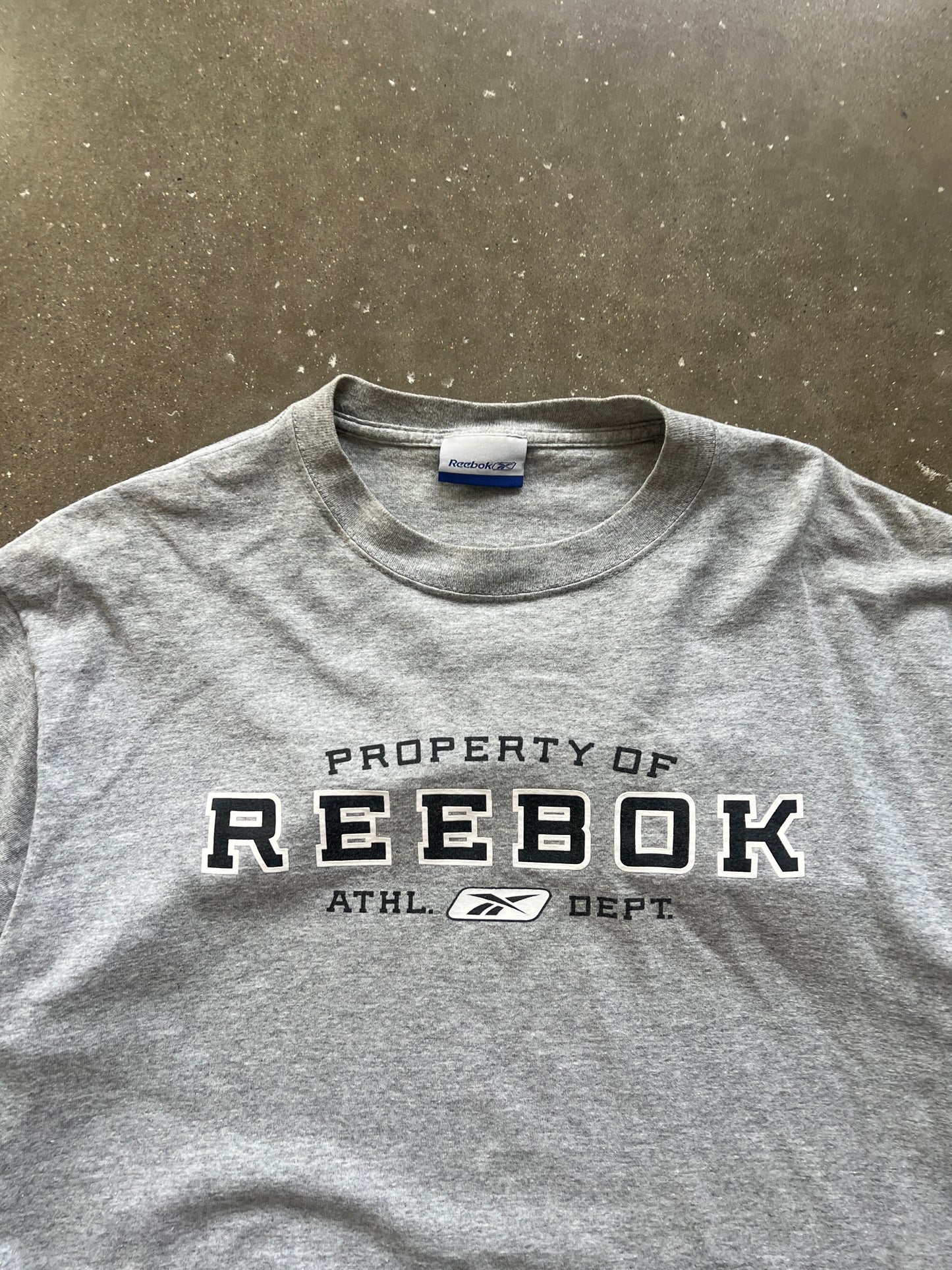 Vintage Grey Reebok Shirt - L
