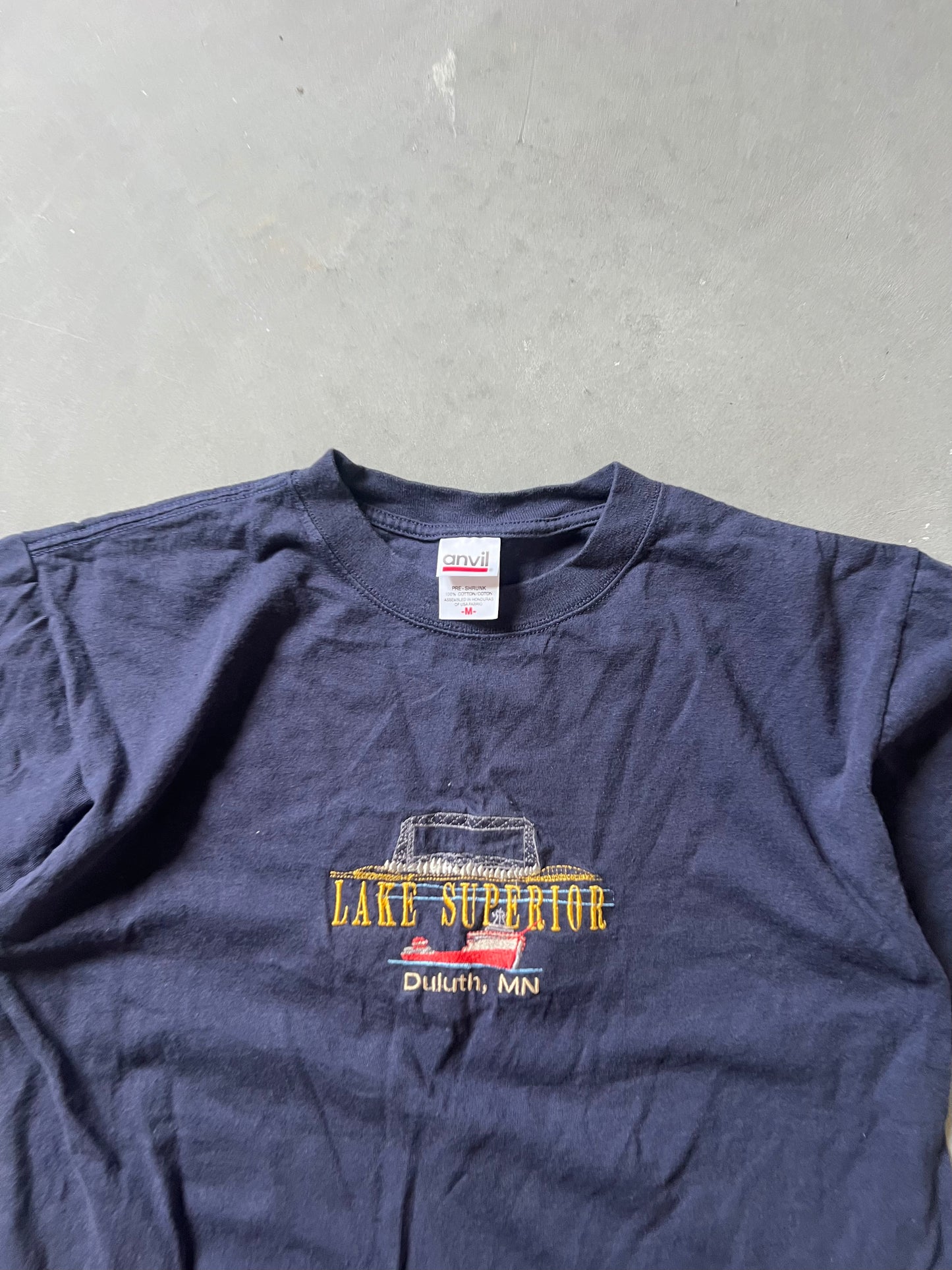 Vintage Navy Blue Lake Superior Shirt - M